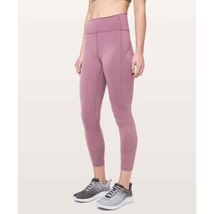 Lululemon In Movement Tight 25" Everlux Figue Size 2